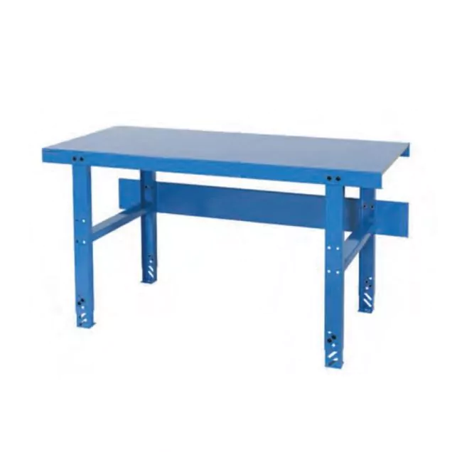 Werkbank basis 1500x700x750/950 in hoogte verstelbaar blauw